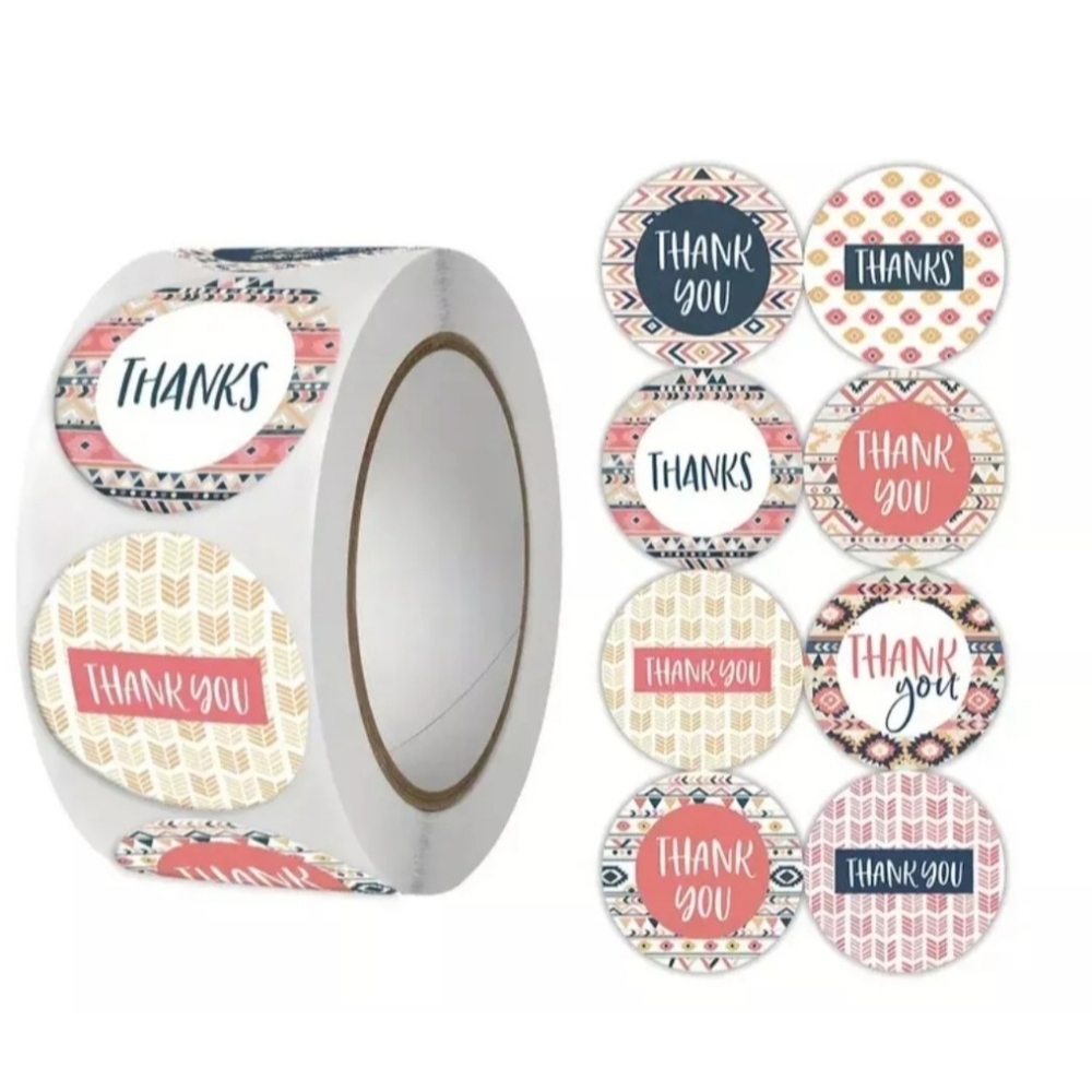 Thank You Stickers 1000